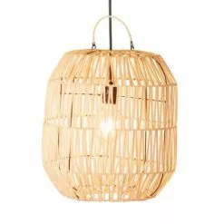 Meubles & Design Suspensions Abat-jour Bohème En Rotin Naturel -Luminaires Soldes Boutique abat jour boheme en rotin naturel 3