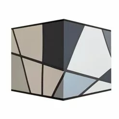 Abat-jours Lampes à Poser Abat-jour Carré Callero Gris 30x30 H 30 -Luminaires Soldes Boutique abat jour carre callero gris 30x30 h 30 2