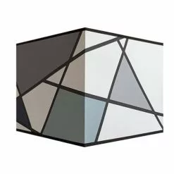 Abat-jours Lampes à Poser Abat-jour Carré Callero Gris 30x30 H 30