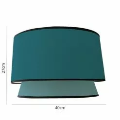 Abat-jours Lampadaires Abat-jour Cleo Bleu T 40 X H 27 5 Abat-jours Lampadaires Abat-jour Cleo Bleu T 40 X H 27 -Luminaires Soldes Boutique abat jour cleo bleu t 40 x h 27 2