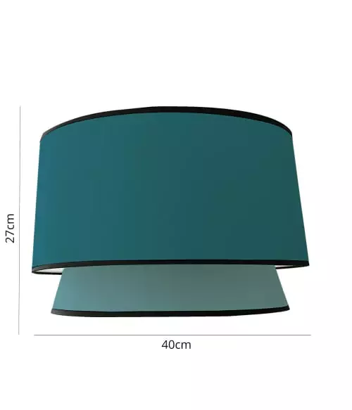 Abat-jours Lampadaires Abat-jour Cleo Bleu T 40 X H 27 3 Abat-jours Lampadaires Abat-jour Cleo Bleu T 40 X H 27 – Image 3