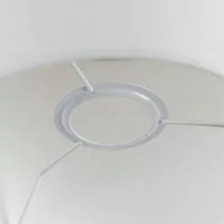 QAZQA Suspensions Abat-jour En Tissu Blanc -Luminaires Soldes Boutique abat jour en tissu blanc 5