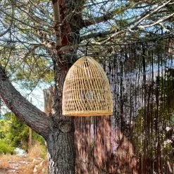 LUMISKY Suspensions Abat Jour Intérieur/extérieur Rotin Beige D40cm -Luminaires Soldes Boutique abat jour interieur exterieur rotin beige d40cm 2