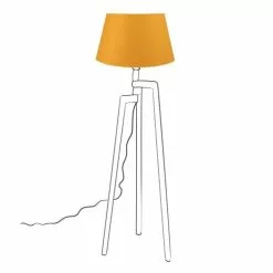 Maisons Du Monde Lampadaires Abat-jour Jaune Moutarde