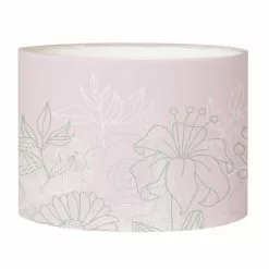 Abat-jours Lampadaires Abat-jour Lampadaire Bouquet Rose Poudré T 45 X H 25