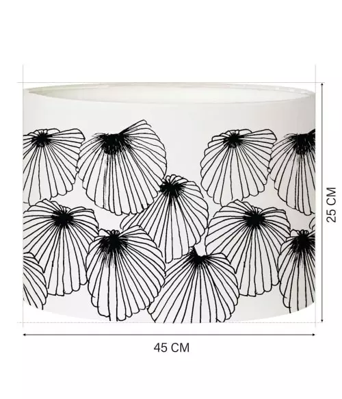 Abat-jours Lampadaires Abat-jour Lampadaire Coquillage T 45 X H 25 3 Abat-jours Lampadaires Abat-jour Lampadaire Coquillage T 45 X H 25 – Image 3