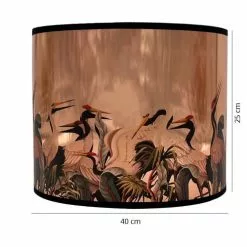 Abat-jours Lampadaires Abat-jour Lampadaire Cuivre Pélican T 40 X H 25 -Luminaires Soldes Boutique abat jour lampadaire cuivre pelican t 40 x h 25 2