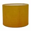 Abat-jours Lampadaires Abat-jour Lampadaire Effet Lin Jaune T 35 X H 20
