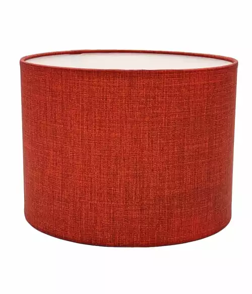 Abat-jours Lampadaires Abat-jour Lampadaire Effet Lin Rouge T 35 X H 20 1 Abat-jours Lampadaires Abat-jour Lampadaire Effet Lin Rouge T 35 X H 20