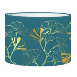 Abat-jours Lampadaires Abat-jour Lampadaire Iris Gris T 45 X H 25 11 Abat-jours Lampadaires Abat-jour Lampadaire Iris Gris T 45 X H 25 -Luminaires Soldes Boutique abat jour lampadaire iris bleu canard t 45 x h 25