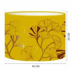 Abat-jours Lampadaires Abat-jour Lampadaire Iris Jaune Moutarde T 45 X H 25 8 Abat-jours Lampadaires Abat-jour Lampadaire Iris Jaune Moutarde T 45 X H 25 -Luminaires Soldes Boutique abat jour lampadaire iris jaune moutarde t 45 x h 25 1