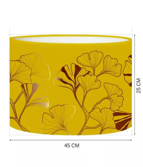 Abat-jours Lampadaires Abat-jour Lampadaire Iris Jaune Moutarde T 45 X H 25 3 Abat-jours Lampadaires Abat-jour Lampadaire Iris Jaune Moutarde T 45 X H 25 – Image 3