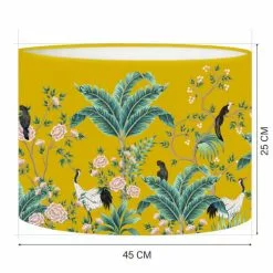 Abat-jours Lampadaires Abat-jour Lampadaire Jungle Jaune Moutarde T 45 X H 25 8 Abat-jours Lampadaires Abat-jour Lampadaire Jungle Jaune Moutarde T 45 X H 25 -Luminaires Soldes Boutique abat jour lampadaire jungle jaune moutarde t 45 x h 25 1