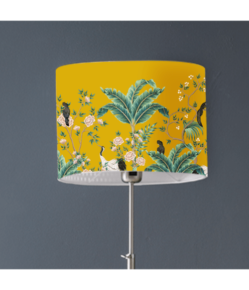Abat-jours Lampadaires Abat-jour Lampadaire Jungle Jaune Moutarde T 45 X H 25 5 Abat-jours Lampadaires Abat-jour Lampadaire Jungle Jaune Moutarde T 45 X H 25 – Image 5