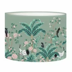 Abat-jours Lampadaires Abat-jour Lampadaire Jungle Jaune Moutarde T 45 X H 25 11 Abat-jours Lampadaires Abat-jour Lampadaire Jungle Jaune Moutarde T 45 X H 25 -Luminaires Soldes Boutique abat jour lampadaire jungle vert olive t 45 x h 25