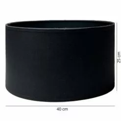 Abat-jours Lampadaires Abat-jour Lampadaire Noir Intérieur Noir T 40 X H 25 6 Abat-jours Lampadaires Abat-jour Lampadaire Noir Intérieur Noir T 40 X H 25 -Luminaires Soldes Boutique abat jour lampadaire noir interieur noir t 40 x h 25 1