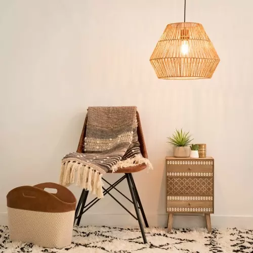 Maisons Du Monde Suspensions Abat-jour Pour Suspension En Fibre Végétale D40 2 Maisons Du Monde Suspensions Abat-jour Pour Suspension En Fibre Végétale D40 – Image 2