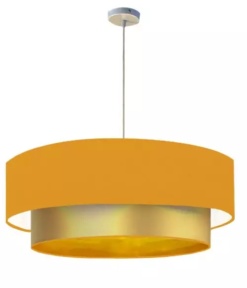 Abat-jours Suspensions Abat-jour Suspension Double Laqué Or Et Orange T 60 X H 30 1 Abat-jours Suspensions Abat-jour Suspension Double Laqué Or Et Orange T 60 X H 30