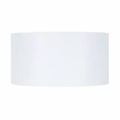 Tosel Lampadaires Abat-jour Tissu Blanc