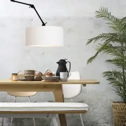 It's About Romi Appliques Murales Et Spots Applique 3 Bras En Métal Et Abat-jour Blanc L100cm -Luminaires Soldes Boutique applique 3 bras en metal et abat jour blanc l100cm 2