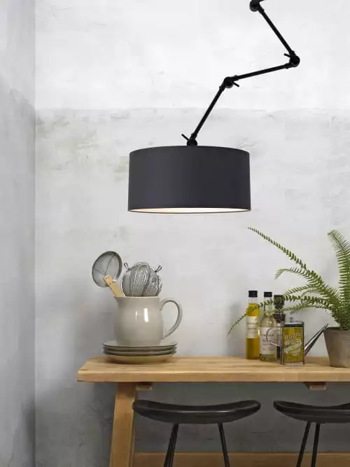 It's About Romi Appliques Murales Et Spots Applique 3 Bras En Métal Et Abat-jour L100cm 2 It's About Romi Appliques Murales Et Spots Applique 3 Bras En Métal Et Abat-jour L100cm – Image 2