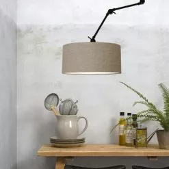 It's About Romi Appliques Murales Et Spots Applique 3 Bras En Métal Et Abat-jour L100cm -Luminaires Soldes Boutique applique 3 bras en metal et abat jour l100cm 3