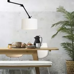 It's About Romi Appliques Murales Et Spots Applique 3 Bras Et Abat-jour Blanc L100cm -Luminaires Soldes Boutique applique 3 bras et abat jour blanc l100cm 2