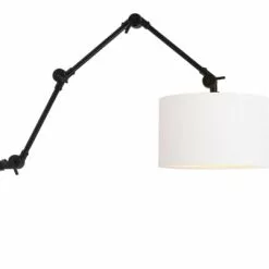 It's About Romi Appliques Murales Et Spots Applique 3 Bras Et Abat-jour Blanc L100cm