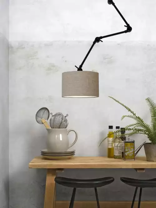 It's About Romi Appliques Murales Et Spots Applique 3 Bras Et Abat-jour Gris L100cm 3 It's About Romi Appliques Murales Et Spots Applique 3 Bras Et Abat-jour Gris L100cm – Image 3