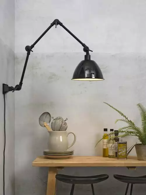 It's About Romi Appliques Murales Et Spots Applique 3 Bras Noire L100cm 2 It's About Romi Appliques Murales Et Spots Applique 3 Bras Noire L100cm – Image 2