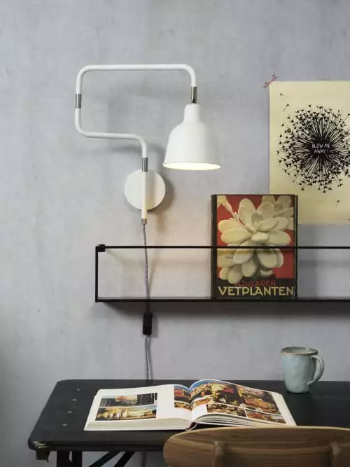 It's About Romi Appliques Murales Et Spots Applique Articulée Métal Blanc L21-57cm 3 It's About Romi Appliques Murales Et Spots Applique Articulée Métal Blanc L21-57cm – Image 3