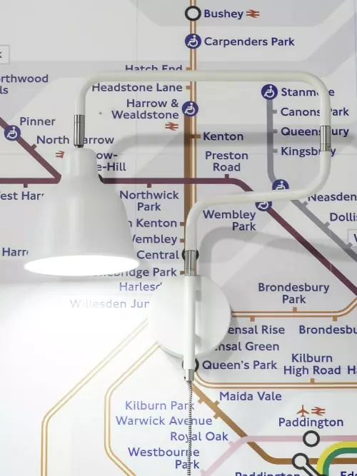 It's About Romi Appliques Murales Et Spots Applique Articulée Métal Blanc L21-57cm 4 It's About Romi Appliques Murales Et Spots Applique Articulée Métal Blanc L21-57cm – Image 4