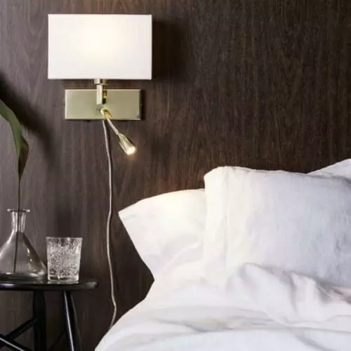 Markslöjd Appliques Murales Et Spots Applique Avec Liseuse LED Flexible Métal/tissu H40cm 2 Markslöjd Appliques Murales Et Spots Applique Avec Liseuse LED Flexible Métal/tissu H40cm – Image 2