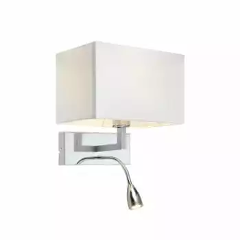 Markslöjd Appliques Murales Et Spots Applique Avec Liseuse LED Flexible Métal/tissu H40cm 6 Markslöjd Appliques Murales Et Spots Applique Avec Liseuse LED Flexible Métal/tissu H40cm – Image 6