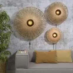 Good & Mojo Appliques Murales Et Spots Applique Bambou Avec Câble D44cm 8 Good & Mojo Appliques Murales Et Spots Applique Bambou Avec Câble D44cm -Luminaires Soldes Boutique applique bambou avec cable d44cm 2