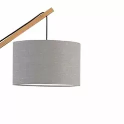 Good & Mojo Appliques Murales Et Spots Applique Bambou/lin Gris Clair L50cm -Luminaires Soldes Boutique applique bambou lin gris clair l50cm 4