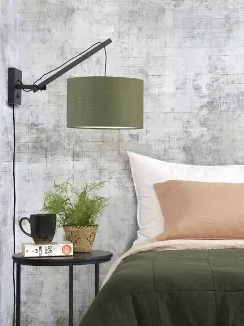 Good & Mojo Appliques Murales Et Spots Applique Bambou/lin L50cm 3 Good & Mojo Appliques Murales Et Spots Applique Bambou/lin L50cm – Image 3