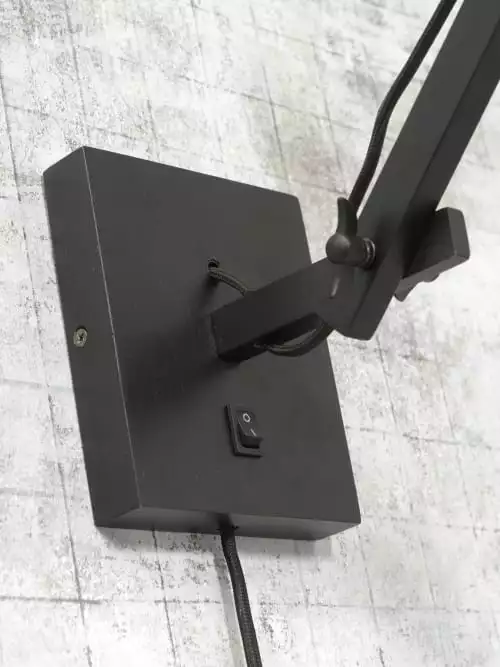 Good & Mojo Appliques Murales Et Spots Applique Bambou/lin L50cm 5 Good & Mojo Appliques Murales Et Spots Applique Bambou/lin L50cm – Image 5