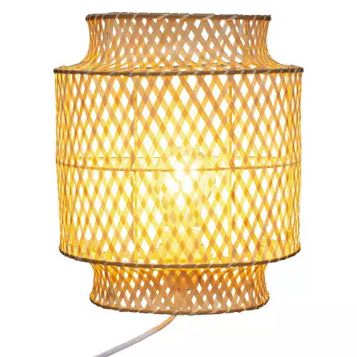 Decoratie Appliques Murales Et Spots Applique Bambou Naturel D23cm 4 Decoratie Appliques Murales Et Spots Applique Bambou Naturel D23cm – Image 4