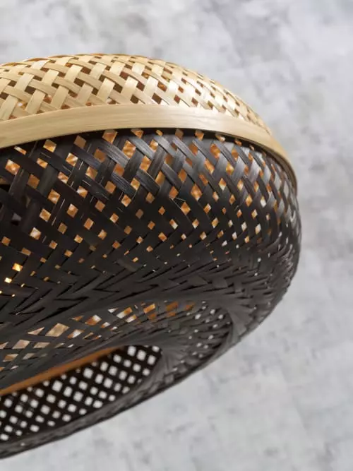 Good & Mojo Appliques Murales Et Spots Applique Bambou Noir 2 Bras L55cm 4 Good & Mojo Appliques Murales Et Spots Applique Bambou Noir 2 Bras L55cm – Image 4