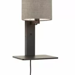 Good & Mojo Appliques Murales Et Spots Applique Bambou Noir/lin Avec Tablette H36cm 11 Good & Mojo Appliques Murales Et Spots Applique Bambou Noir/lin Avec Tablette H36cm -Luminaires Soldes Boutique applique bambou noir lin avec tablette h36cm 23