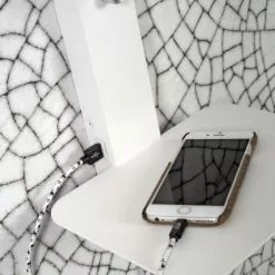 It's About Romi Appliques Murales Et Spots Applique Blanche Avec Tablette H25cm -Luminaires Soldes Boutique applique blanche avec tablette h25cm 5