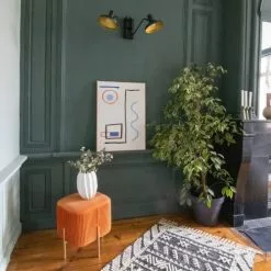 Now’s Home Appliques Murales Et Spots Applique Double En Métal Noir Et Doré H28cm -Luminaires Soldes Boutique applique double en metal noir et dore h28cm 2