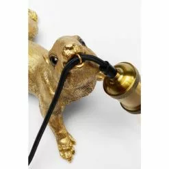 Kare Design Appliques Murales Et Spots Applique écureuil En Polyrésine Dorée -Luminaires Soldes Boutique applique ecureuil en polyresine doree 2