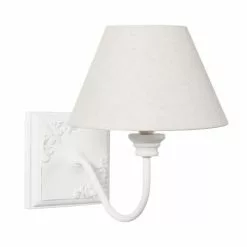 Maisons Du Monde Appliques Murales Et Spots Applique Effet Blanchi Et Abat-jour écru
