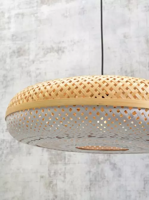 Good & Mojo Appliques Murales Et Spots Applique En Bambou Blanc 3 Bras L105cm 4 Good & Mojo Appliques Murales Et Spots Applique En Bambou Blanc 3 Bras L105cm – Image 4