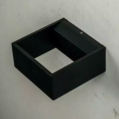 Dyberg Larsen Appliques Murales Et Spots Applique En Métal Noir Mat Et Verre, H 6 Cm D 13 Cm 4 Dyberg Larsen Appliques Murales Et Spots Applique En Métal Noir Mat Et Verre, H 6 Cm D 13 Cm – Image 4