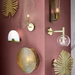 Maisons Du Monde Appliques Murales Et Spots Applique Feuille En Métal Doré -Luminaires Soldes Boutique applique feuille en metal dore 1000 3 27 189570 7