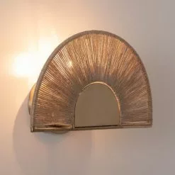Maisons Du Monde Appliques Murales Et Spots Applique Filaire En Jute Et Métal Doré -Luminaires Soldes Boutique applique filaire en jute et metal dore 1000 9 20 210350 4