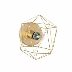 Maisons Du Monde Appliques Murales Et Spots Applique Forme Géométrique Filaire En Métal Doré